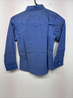 New Kids ELY Classic Blue Jean Design Long Sleeve Button Up Size Small LL-28