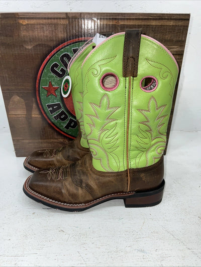 New Women’s Green Laredo Cowboy Boots. 5606 7.5 7 1/2 M. 17-43