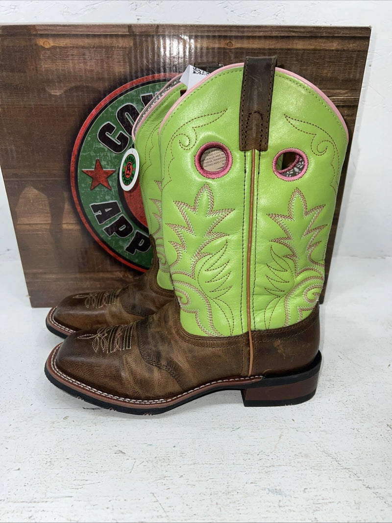 New Women’s Green Laredo Cowboy Boots. 5606 7.5 7 1/2 M. 17-43