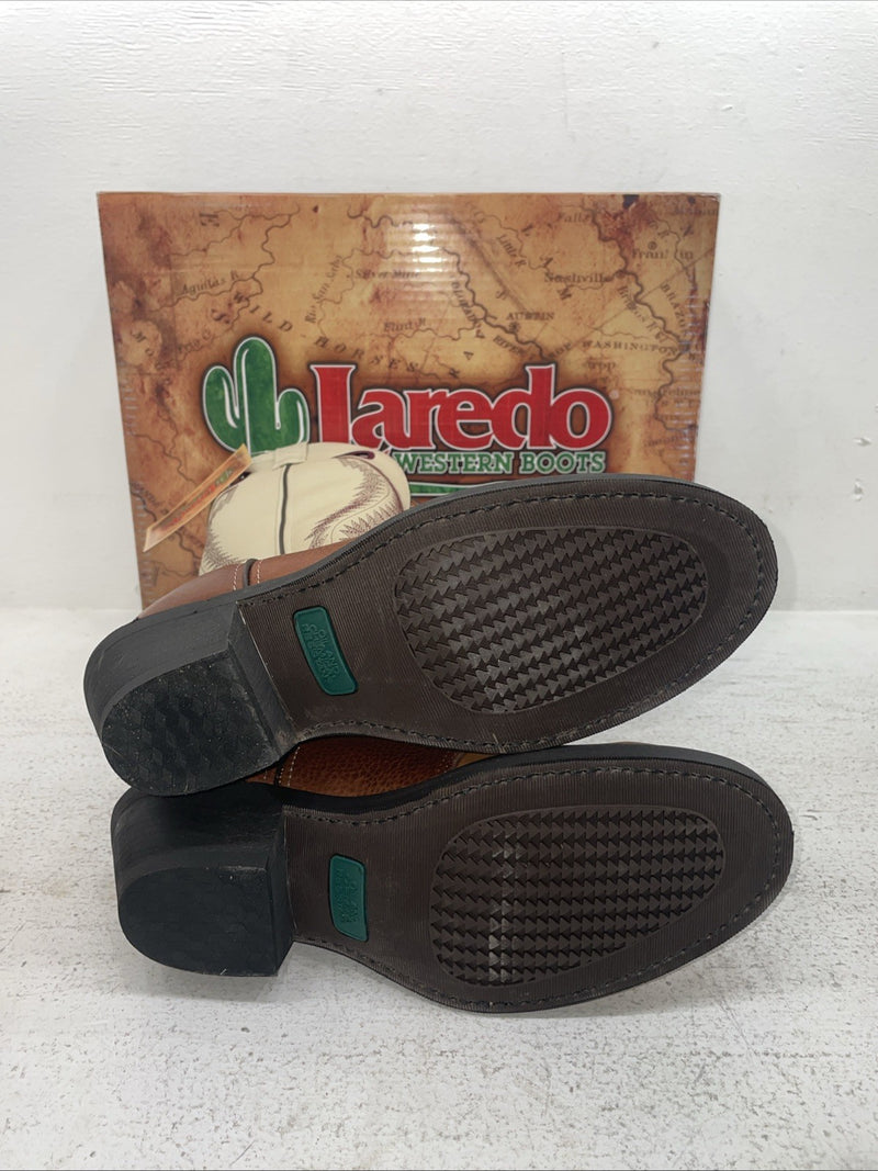 New Men’s Brown Laredo Cowboy Boots. 62023 8.5 8 1/2 E W. 1-120