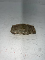 New Womens Western Productions Inc Gold “X” Belt Buckle. 38087 F-1