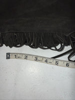 New Equi-grip Brown Show Chaps With Fringe Adjustable Waist 38” L-37