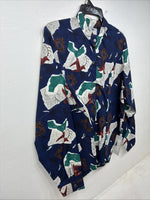 New Women’s Cowboy Threads Designed Long Sleeve Button Up Large TT-15