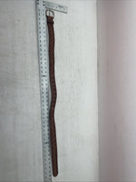 New Brown Genuine Leather Chambers Tooled Belt 34” #6551 Z-8 