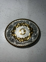New Womens Montana Silversmiths Gold Silver “O” Belt Buckle. 5000O A-103