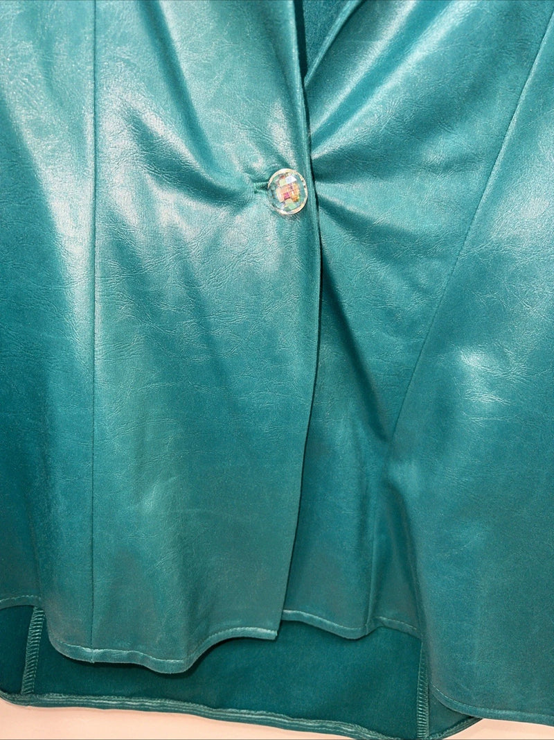New Women’s Turquoise 1849 Authentic Ranchwear Western Show Jacket L UU-64