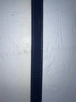New Blue Genuine Leather Chambers 34” Belt Z-142