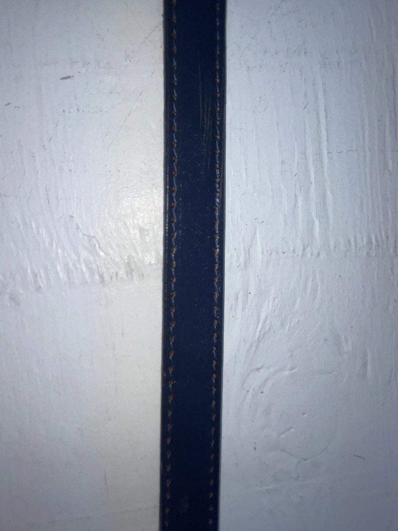 New Blue Genuine Leather Chambers 34” Belt Z-142