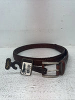 New Brown Genuine Leather Nocona Threaded 36” Belt #2410002 Z-19