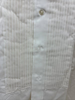 New Men’s Classix Yellow Under Shirt Tux Long Sleeve Button Up 4XL J-41