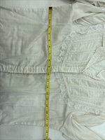 New Women’s Stage West White Pearl Long Sleeve Button Up Size Medium YY-75