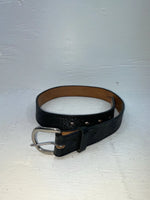 New Black Genuine Leather Textureed 28” Belt #02500 NN-58