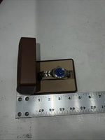 New Women’s Montana Silversmiths Silver Blue Watch. MT650 D-19