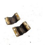 2004 John Deere Trail Buck 650 EXT OEM Exhaust Shield Clamp Pair 707600165 AJ1.1