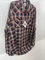 New Men’s ELY Cattleman Multiple Color Long Sleeve Pearl Snap 3XL E-32