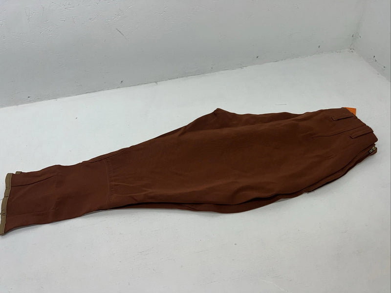 New Women’s Burnt Orange Equestrian English Riding Breeches. 27 Reg C 5766 D-61