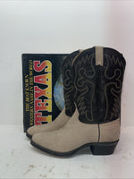 New Men’s Cream Texas Imperial Cowboy Boots. M 629 10.5 10 1/2 D. 8-28￼