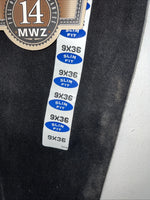 New Men’s Black Cowboy Cut Slim Fit Wrangler Jeans. 9x36 H-12