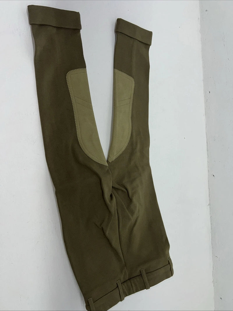 New Children’s Green Vequi Comfort English Riding Breeches. 8 D-84