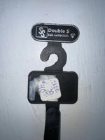 New Black Genuine Leather Double S Weaved And Pendent 30” Belt JJ-123