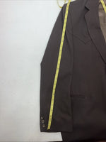 New Men’s Circle S Brown Suit Jacket 48L #1929 S-608