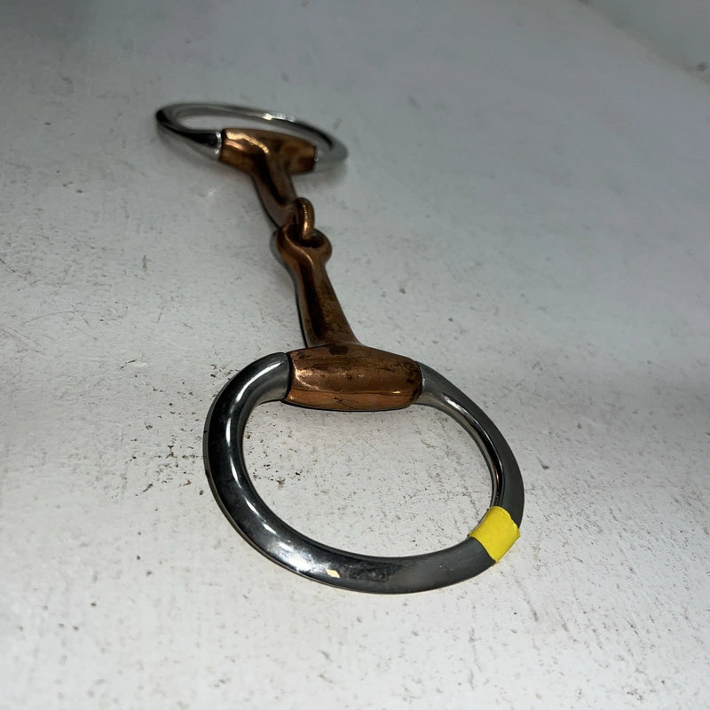 New Congress Leather 5” Eggbutt Copper Snaffle Y-505