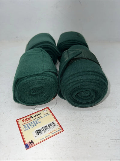 New Tough 1 Fleece Green Polo Wraps HH-5