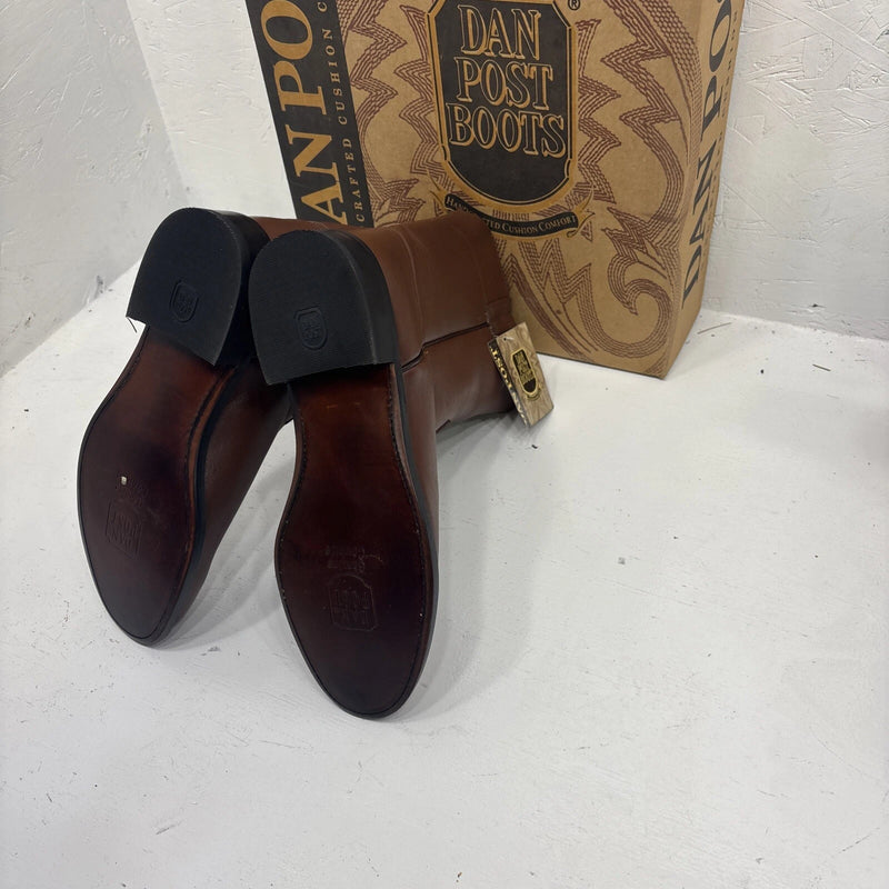 New Brown Dan Post Boots Size 8.5 Brand Boots Good For Every Day Use 3-11