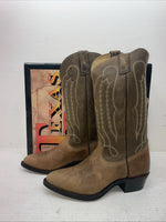 New Men’s  Brown Texas Brand Cowboy Boots. 6244 9.5 9 1/2 D. 5-15