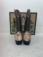New Kids Brown Snake Skin Smoky Mountain Cowboy Boots. 1087 C 2.5 2 1/2. 23-146