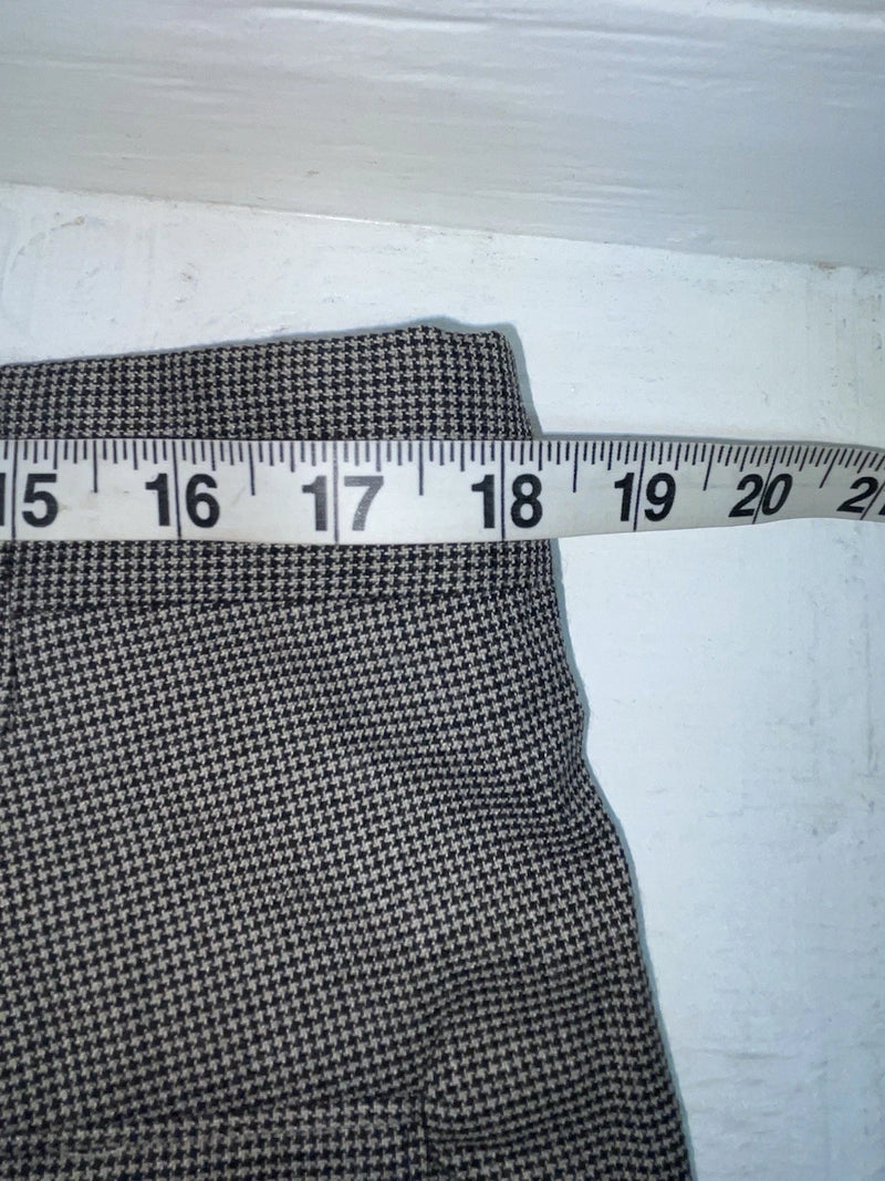 New Vintage Black Speckled Circle S Polyester Pants #CP6740 XX-113