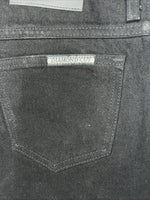 New Women’s Black Diamond Cut Gusset Denim Jeans. 15/16x36 K-18