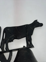 New Black Ceramic Cow Bell Mount 3C-27