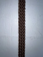 New Brown Genuine Leather Braided 38” Belt Z-145