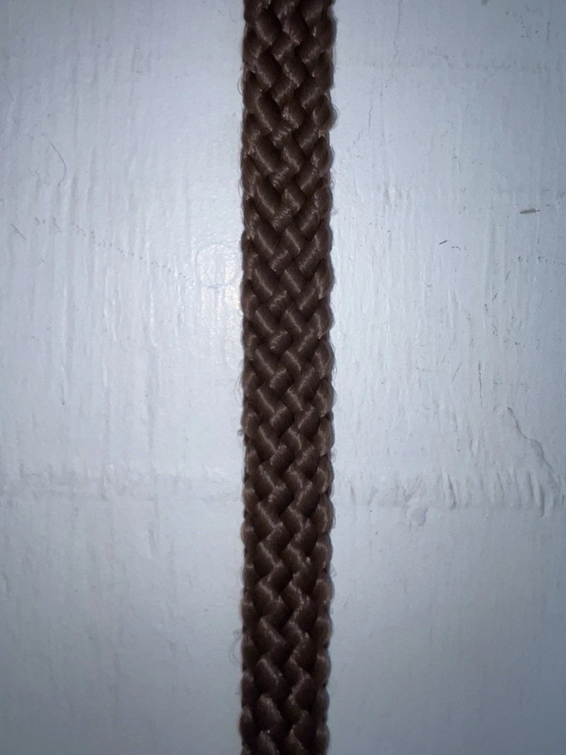 New Brown Genuine Leather Braided 38” Belt Z-145