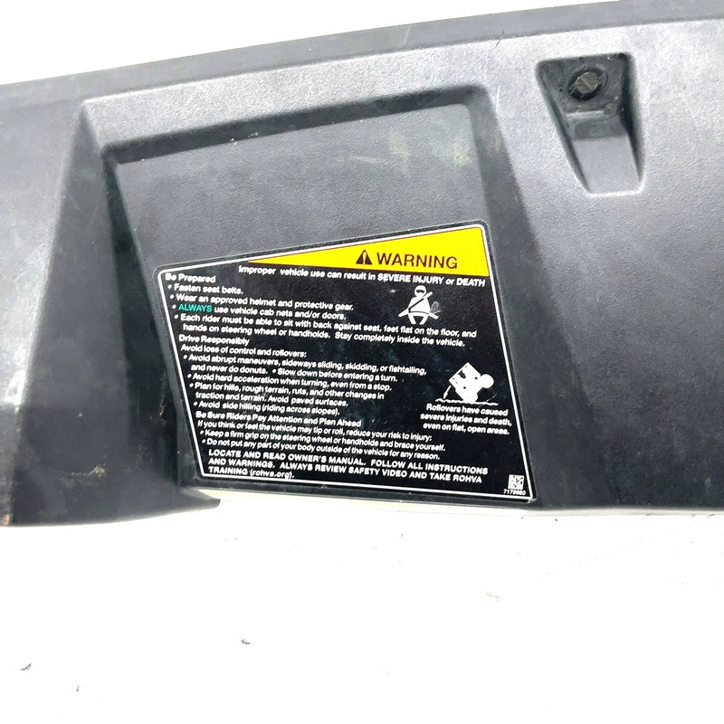 2015 Polaris Ranger 570 4x4 Full Size OEM Upper Dash Panel 5439014-070 XP10.2