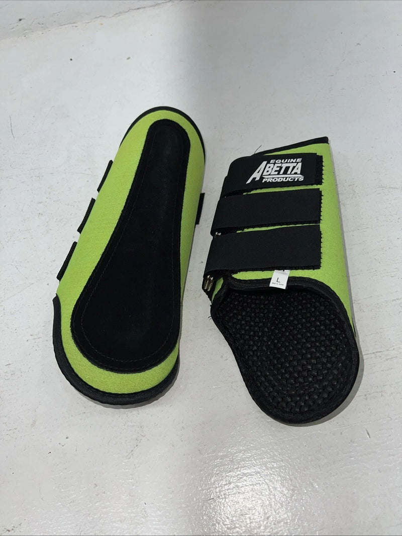 New Green ABetta Front English Splint Boots #42925ASL HH-9