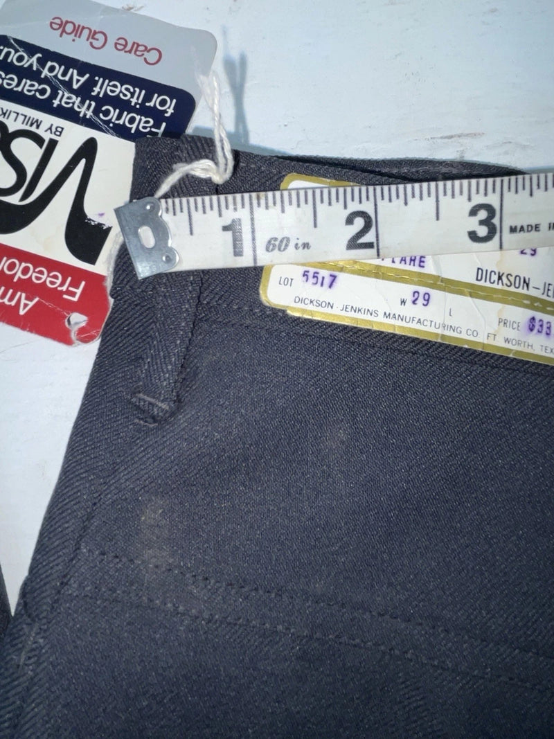 New Vintage Gray Dickson Jenkins Polyester Pants #5517 XX-37