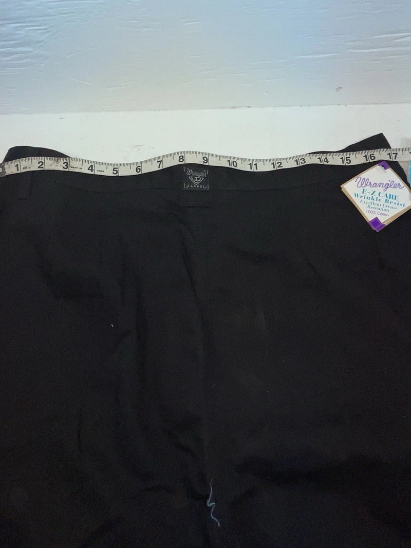 New Vintage Black Wrangler Polyester Pants VV-27