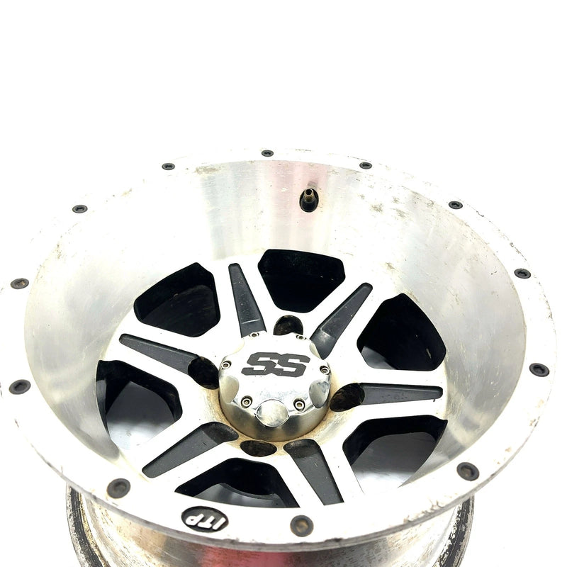 2004 Yamaha Rhino 660 OEM 12x7 Rear Wheel Rim 5UG-F5390-00-00 XY3