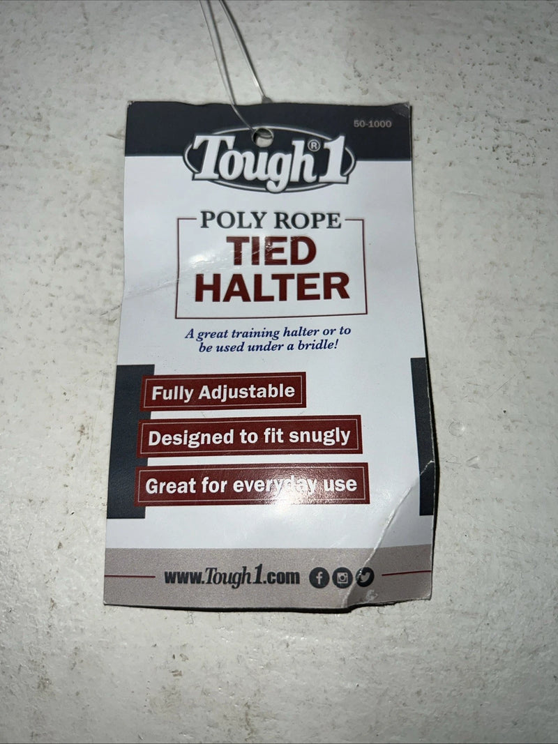 New Tough 1 Purple Poly Rope Tied Halter #50-1000 G-510 