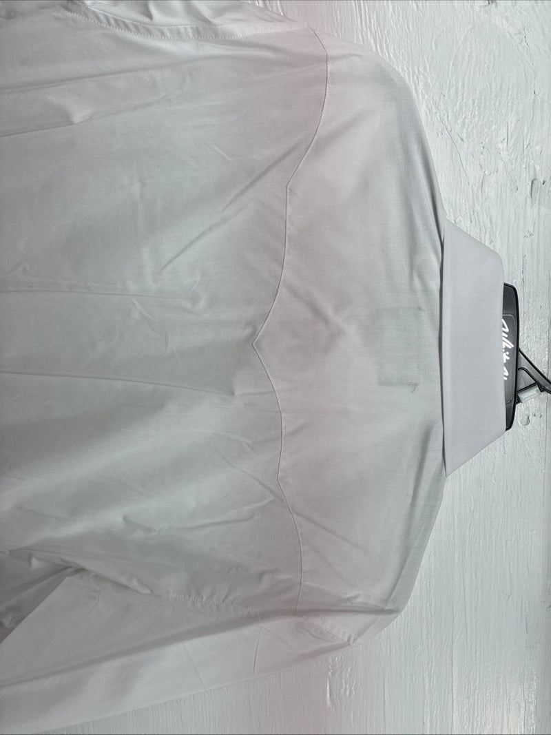 New Men’s White Horse White Long Sleeve Pearl Snap Large Tall AA-44