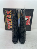 New Men’s Black Texas Brand Cowboy Boots. 5710 8 D. 3-137