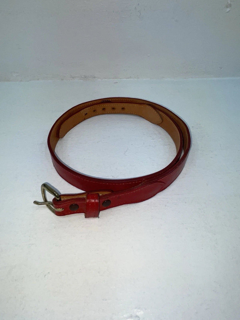 New Red Genuine Leather Wright 32” Belt #10492 Z-40