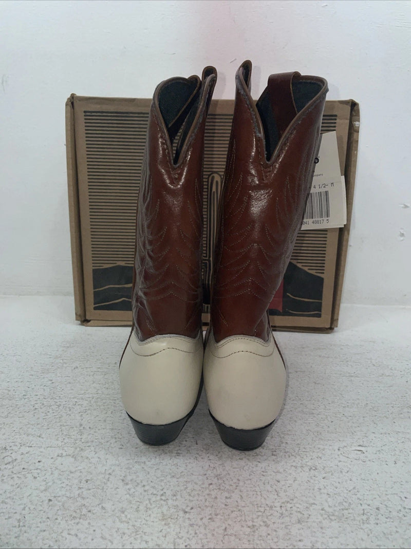 New Youth Brown Laredo Cowboy Boots. 01643 4.5 4 1/2 M. 22-90