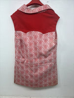 New Women’s Western Heritage Pink Designed Sleeveless Button Up Size 12 YY-129