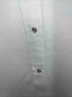 New Men’s White Cumberland Outfitters Pearl Snap Long Sleeve Shirt. Medium I-35