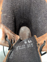New Women’s Brown Lace Up Capezio Cowboy Boots. L 549 7.5 7 1/2 M. 17-63