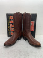 New Men’s Brown Texas Brand Cowboy Boots. 8021 9 D. 4-99