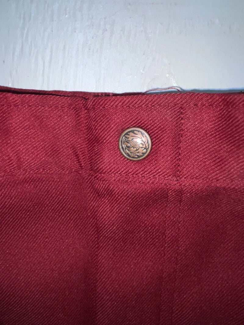 New Vintage Red Dickson Jenkins Polyester Pants #5534 3A-44